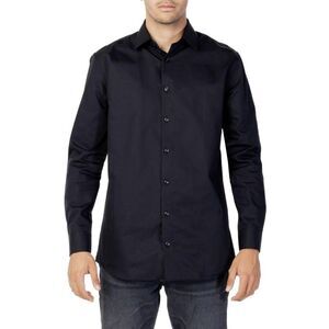 Selected LongSleeve Dress Shirt Men Black Shirts